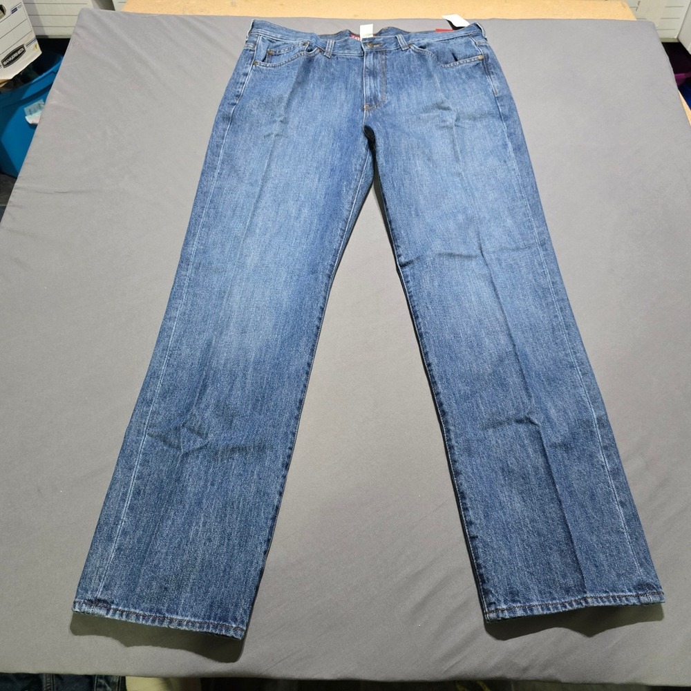 Chaps Denim Straight Leg Jeans Mens 36x32 Blue  Medium Wash NWT vintage y2k 90's